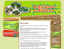 Tablet Screenshot of labyparc-bayeux.com